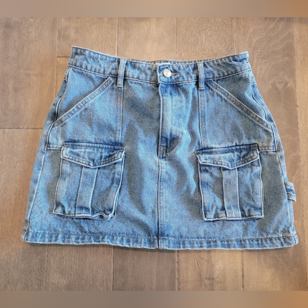 Princess Polly Denim Skirt - Size 6